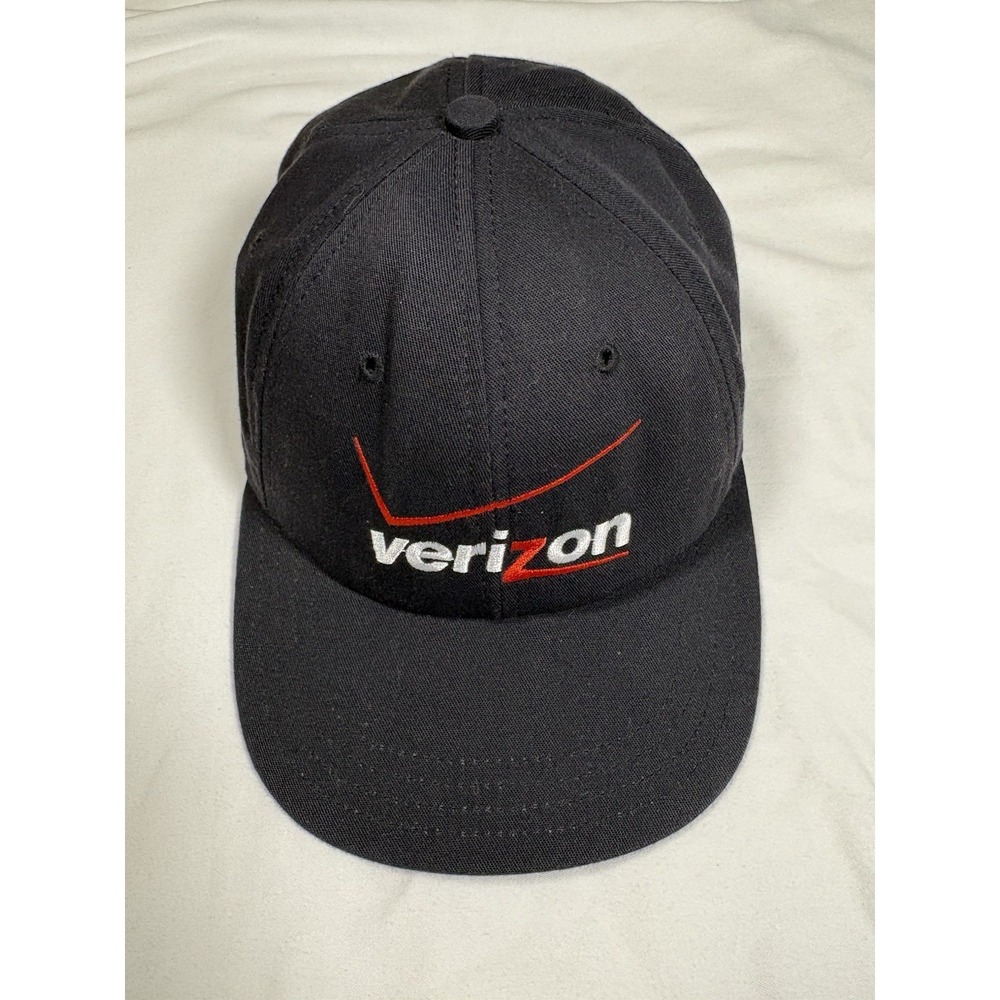 VTG Verizon Wireless Promo Hat Unionwear Workers United Union Made USA Cap Black